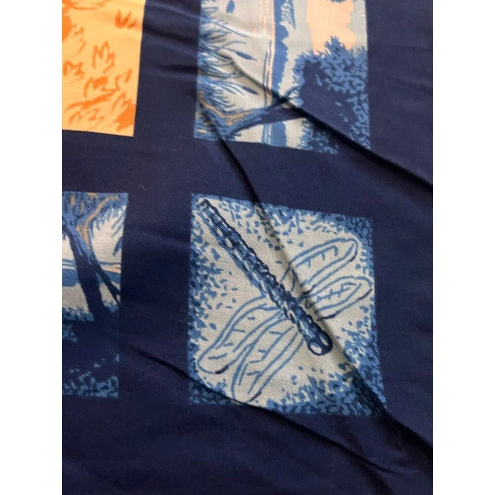 Fishing Tournament Beaver Lake Cotton Sewing Fabric Quilt Panel Nature Outdoor